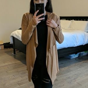 H&M Basic Tan Cardigan Cover-Up